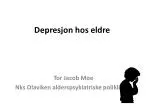 Depresjon hos eldre - slide 1