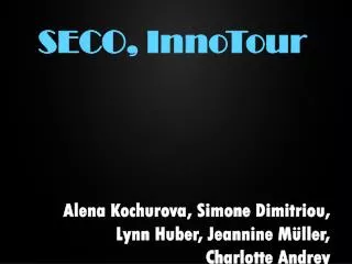 SECO, InnoTour