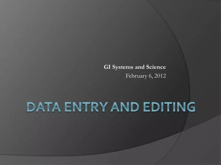 gi systems and science february 6 2012