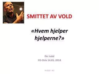 per isdal fo oslo 14 05 2014