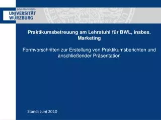 stand juni 2010