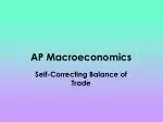 Self-Correcting Balance of Trade - slide 1