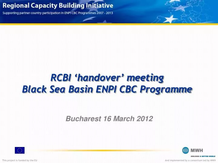 rcbi handover meeting black sea basin enpi cbc programme