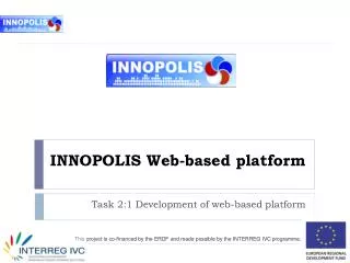 INNOPOLIS Web-based platform