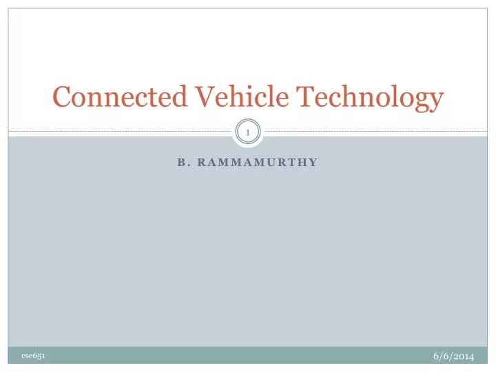 connected vehicle technology