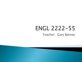ENGL 2222-55