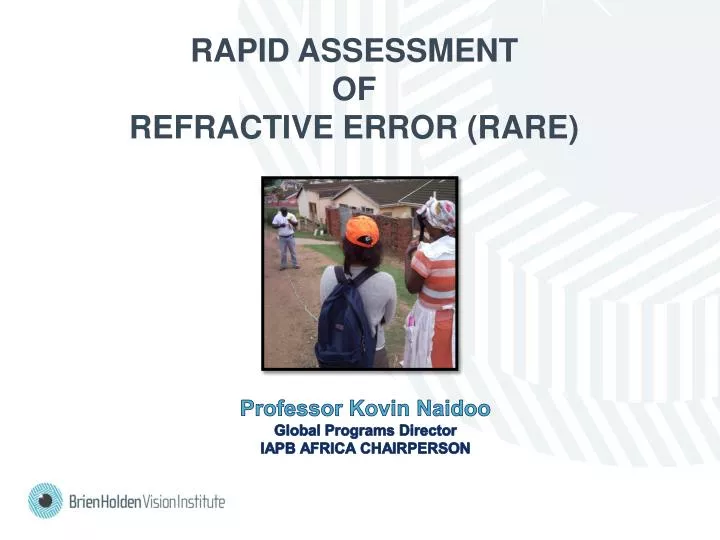 rapid assessment of refractive error rare