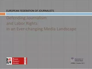 european federation of journalists