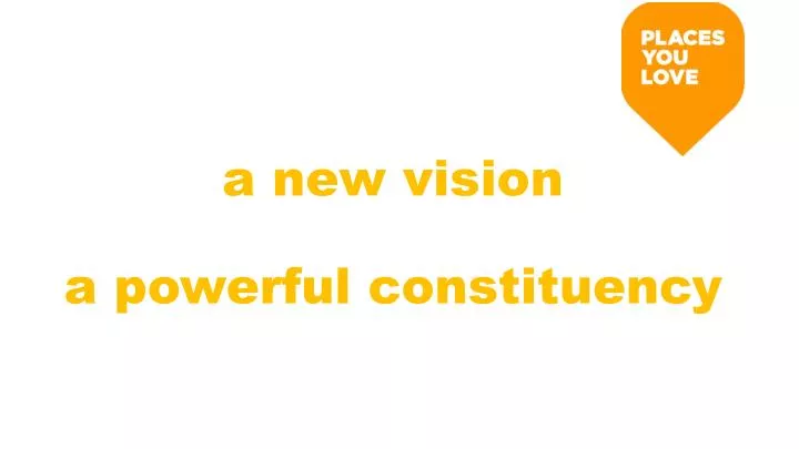 a new vision a powerful constituency