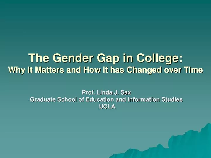 the gender gap in college why it matters and how it has changed over time