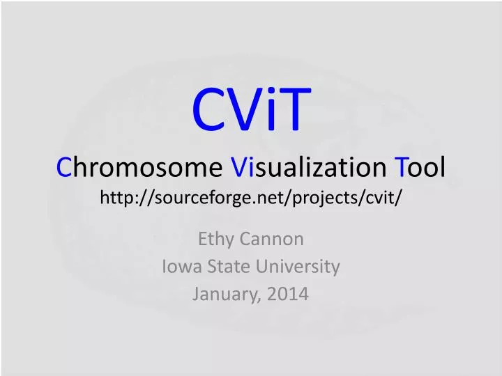 cvit c hromosome vi sualization t ool http sourceforge net projects cvit