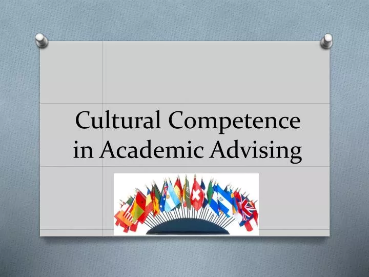 cultural competence in academic advising