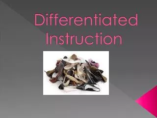 Differentiated Instruction