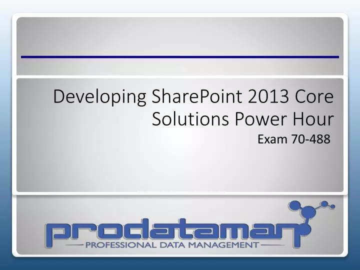developing sharepoint 2013 core solutions power h our