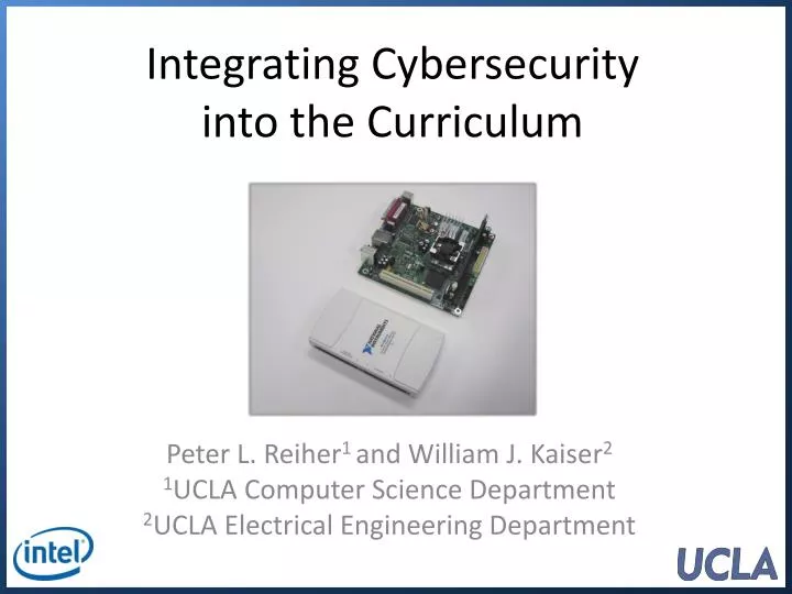 integrating cybersecurity into the curriculum