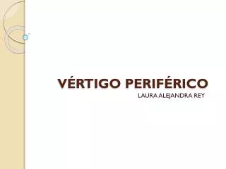 v rtigo perif rico
