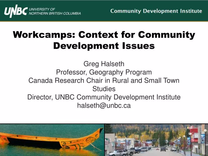 workcamps context for community development issues