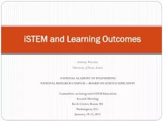 iSTEM and Learning Outcomes