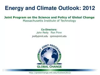 Energy and Climate Outlook: 2012
