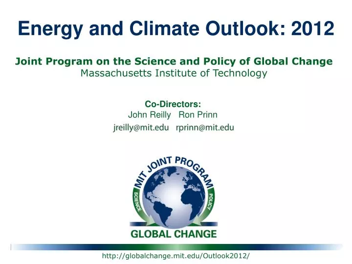 energy and climate outlook 2012