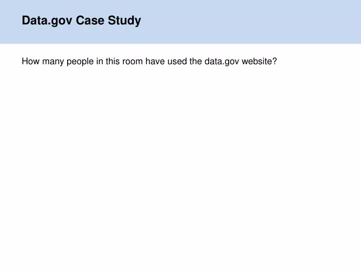 data gov case study
