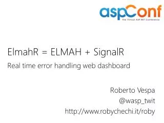 ElmahR = ELMAH + SignalR