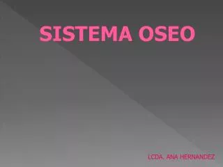 sistema oseo