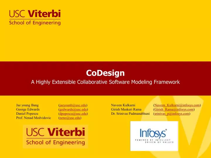 codesign a highly extensible collaborative software modeling framework