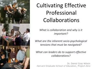 Cultivating Effective Professional Collaborations
