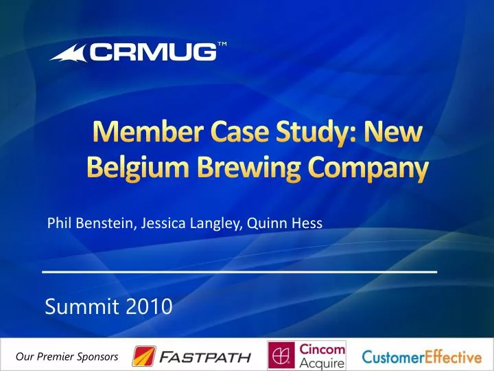 member case study new belgium brewing company