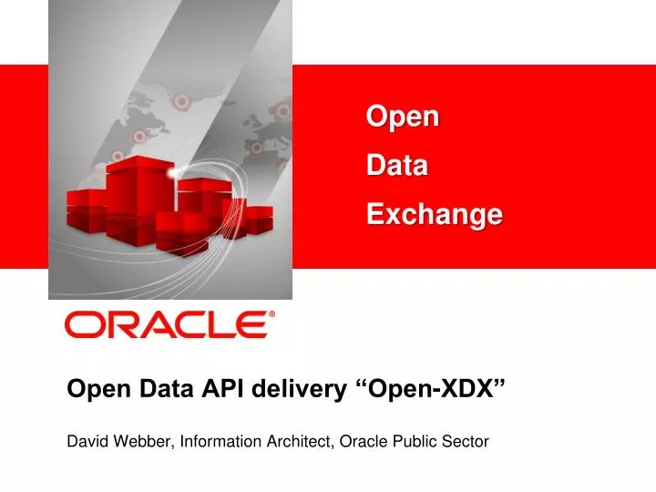 open data api delivery open xdx