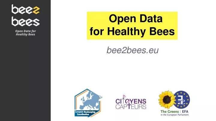 open data for healthy bees