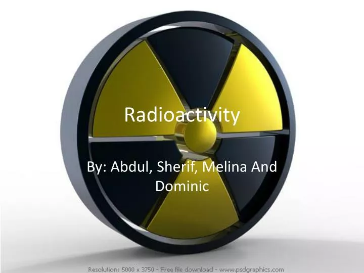 radioactivity