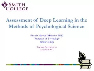 Assessment of Deep Learning in the Methods of Psychological Science