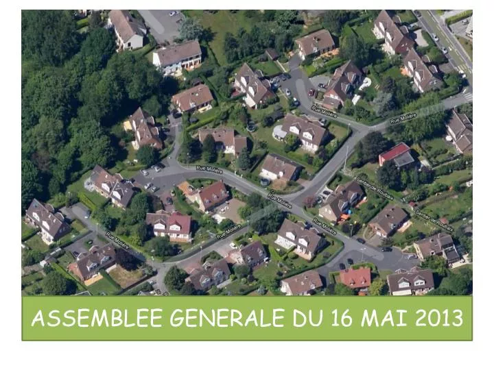 assemblee generale du 16 mai 2013