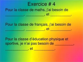 exercice 4