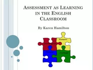 Assessment as Learning in the English Classroom