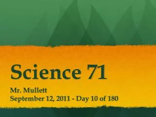Science 71