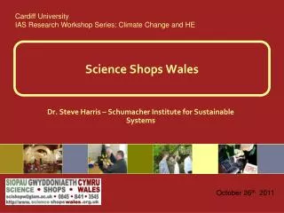 Science Shops Wales