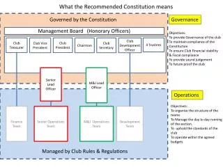 What the Recommended Constitution means