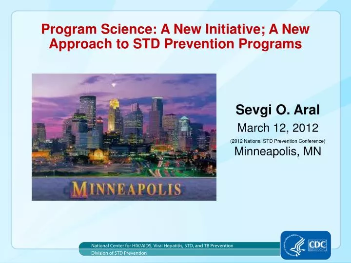 program science a new initiative a new approach to std prevention programs