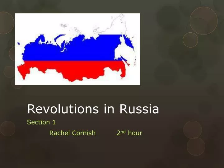 revolutions in russia