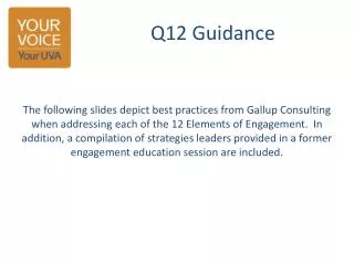 Q12 Guidance