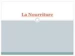 La Nourriture - slide 1
