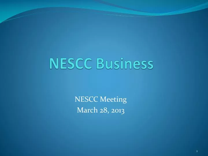 nescc business