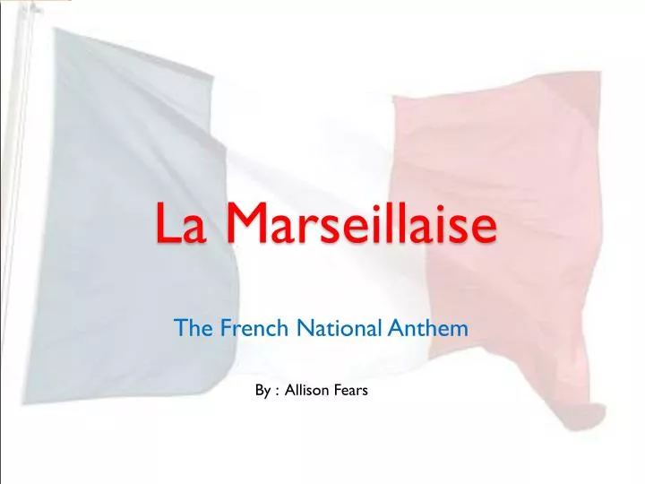 la marseillaise