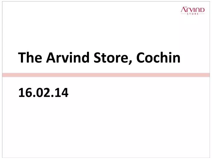 the arvind store cochin 16 02 14