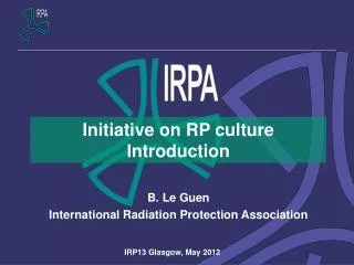 Initiative on RP culture Introduction
