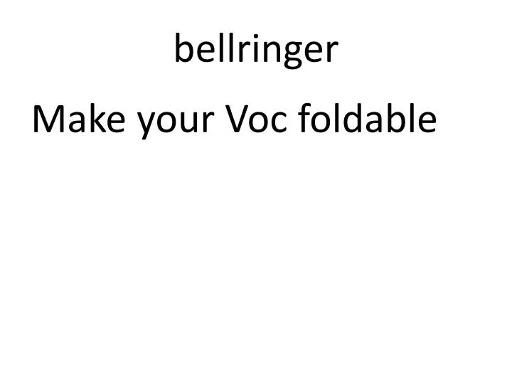 bellringer