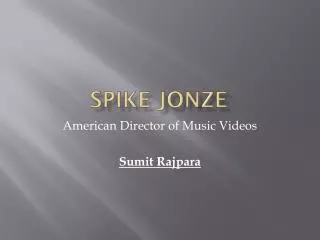 Spike Jonze